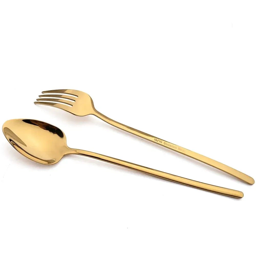 30 Piece Stainless Steel Cutlery Set For Dining Table
