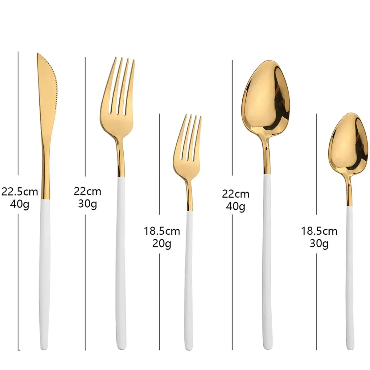 30 Piece Stainless Steel Cutlery Set For Dining
