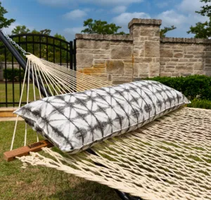 52" Long Hammock Pillow - Sunbrella Midori Stone