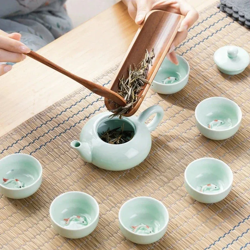 7pc Kung Fu Tea Set