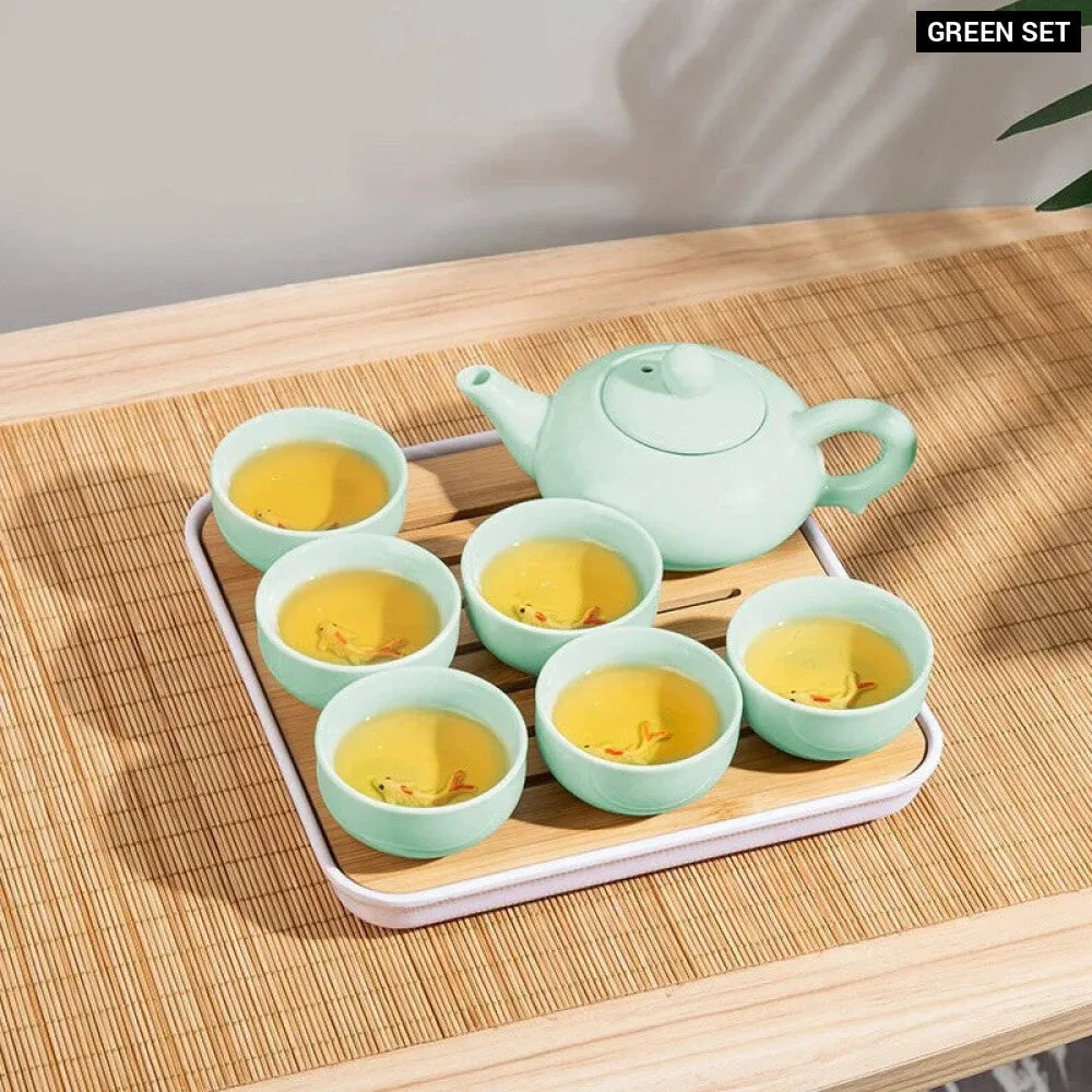 7pc Kung Fu Tea Set