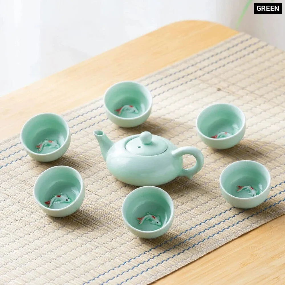 7pc Kung Fu Tea Set