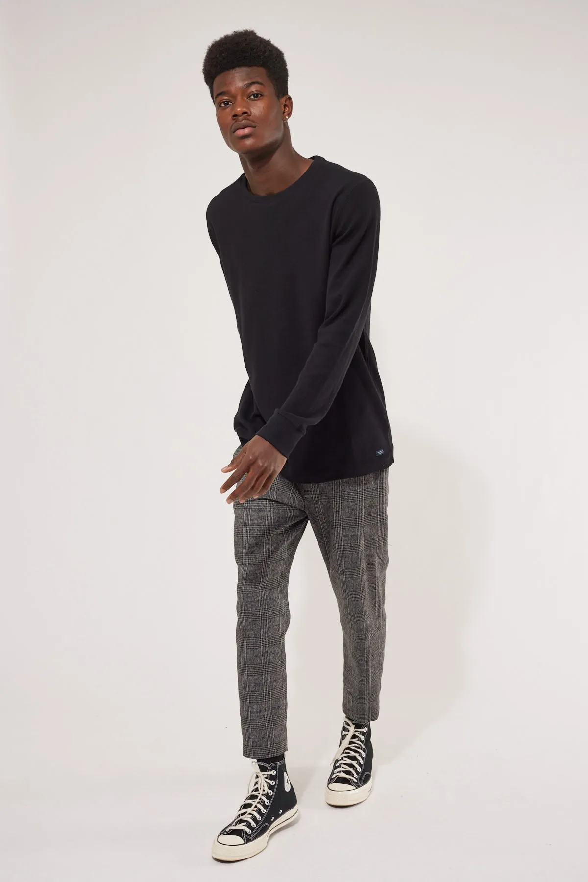 Academy Brand Workers Crew Black