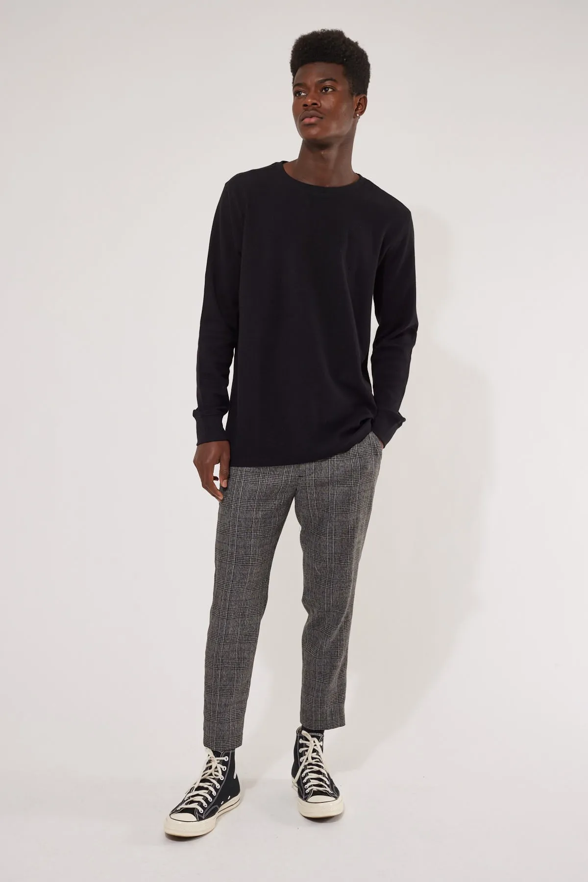 Academy Brand Workers Crew Black