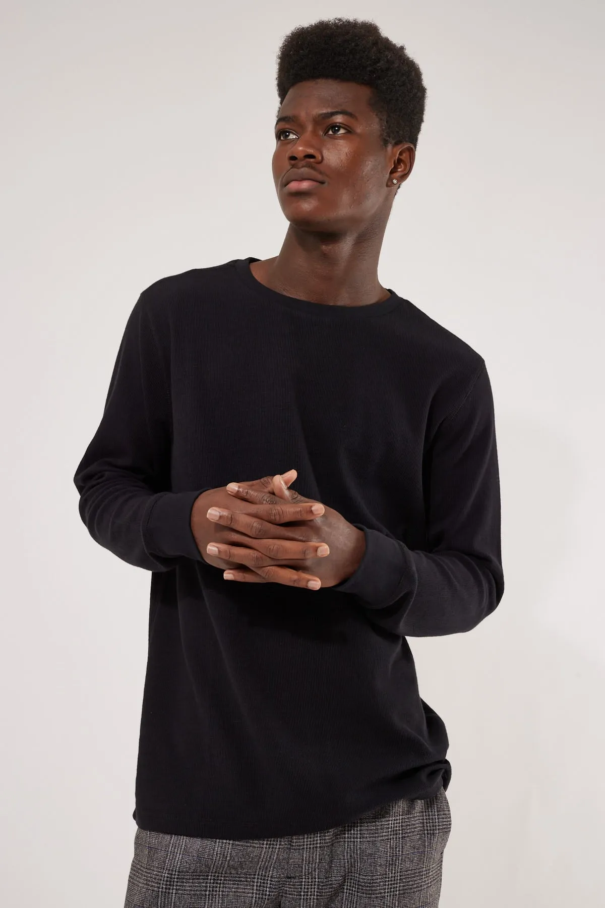 Academy Brand Workers Crew Black