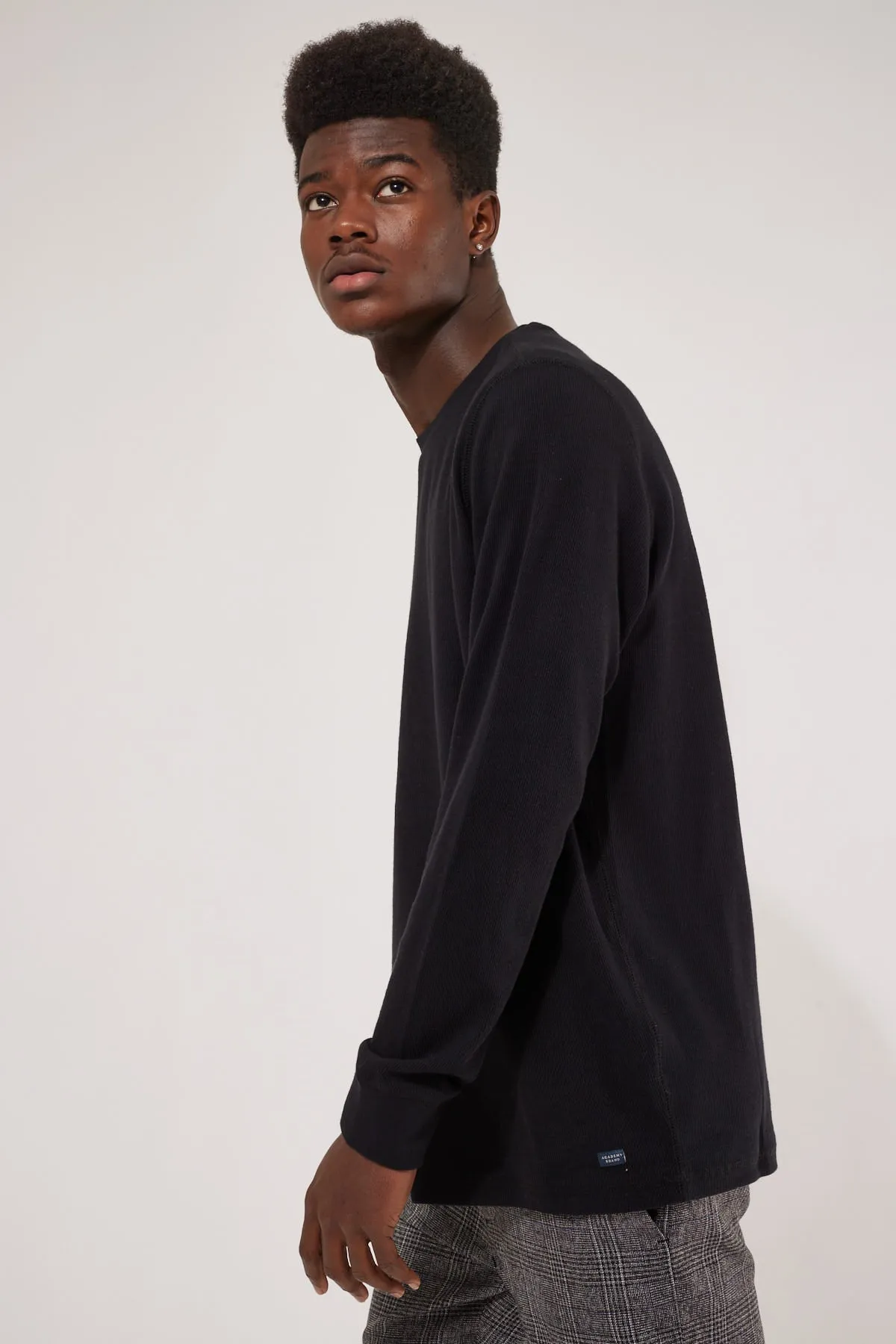 Academy Brand Workers Crew Black