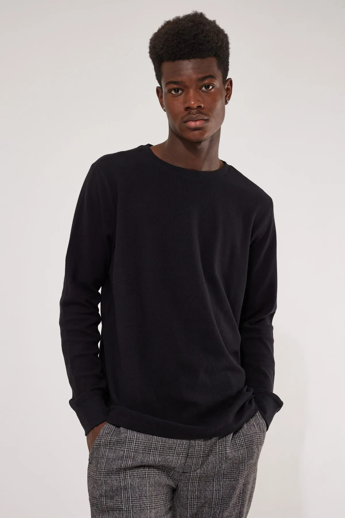Academy Brand Workers Crew Black