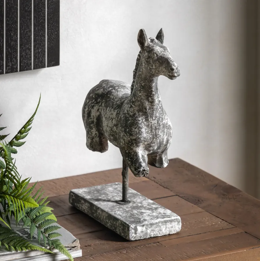 Antique Stone Horse
