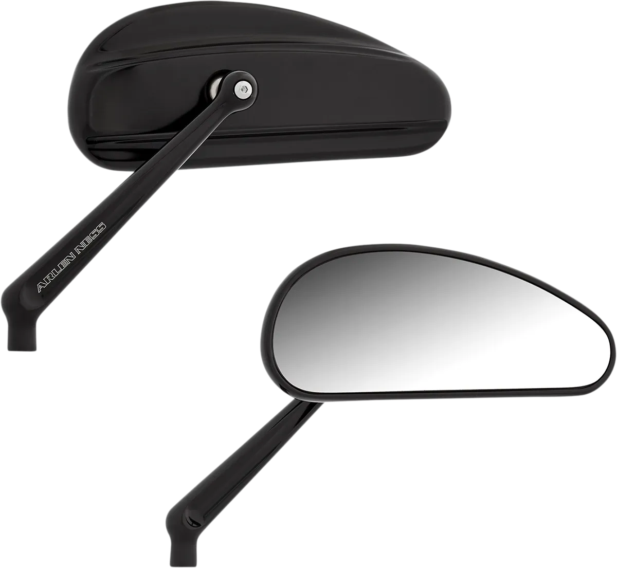 ARLEN NESS Mirror - Downdraft - Side View - Elongated - Black 510-026