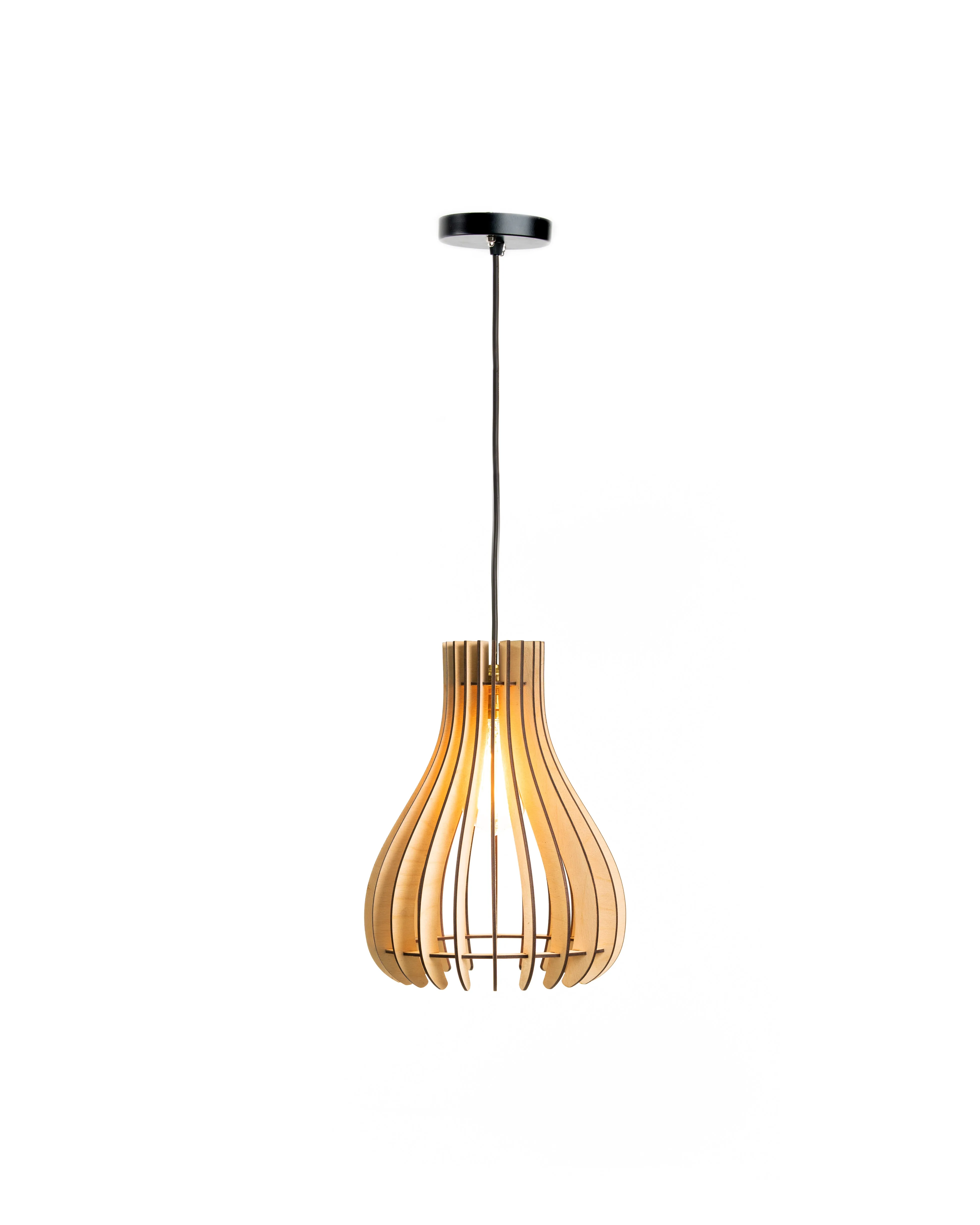 Baami Birch Wood Ceiling Lamp