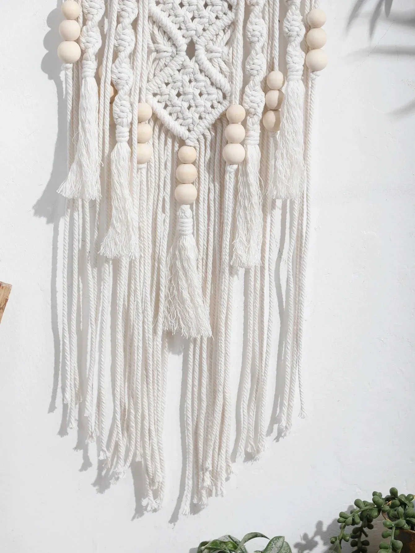 Boho Lotus Macrame Dream Catcher for Home Decor