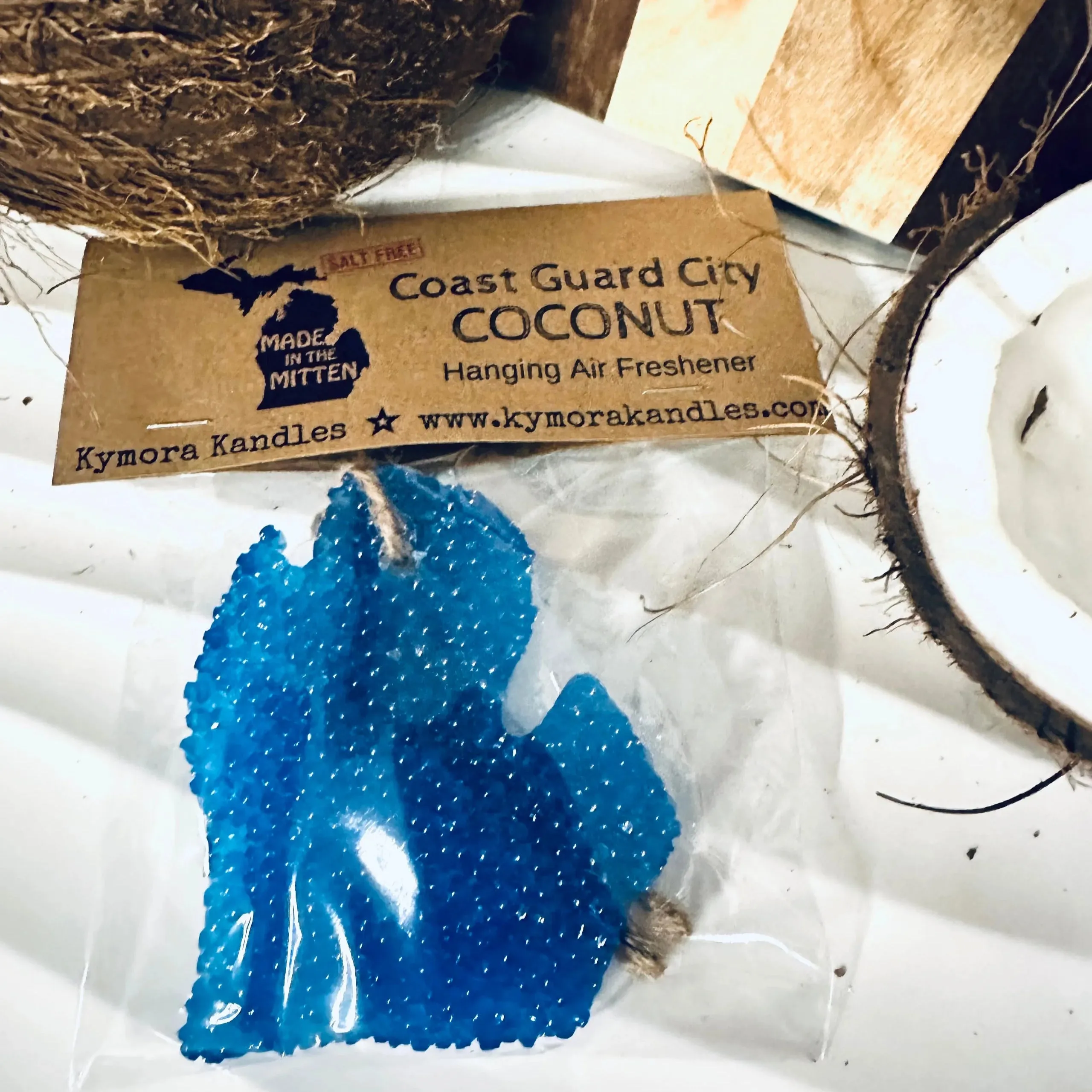 Coast Guard City Coconut Hanging Air Freshener