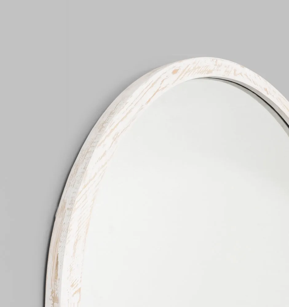 Cove Leaner White Arch Mirror 100 x 180cm - PRE ORDER