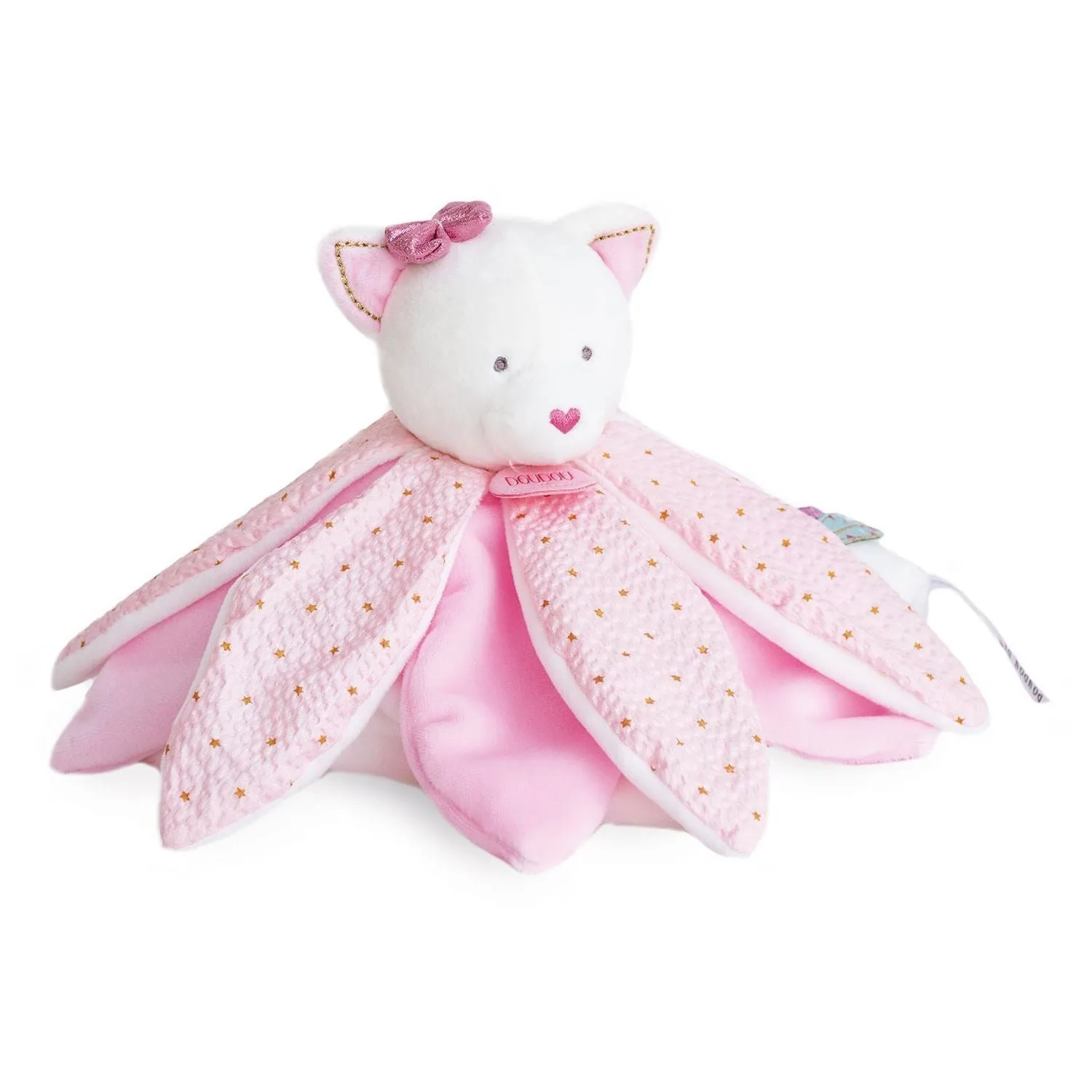 Doudou Signature Petal Comforter - Pinky Cat