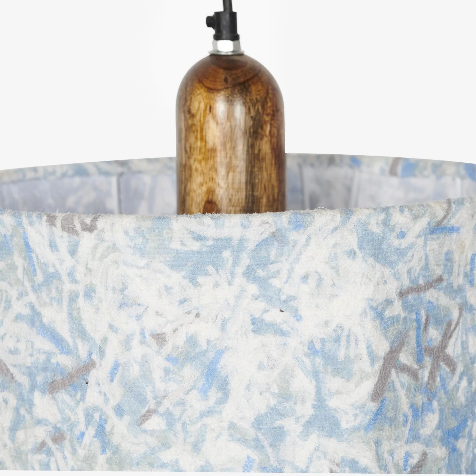 Flake Hanging Lamp Blue
