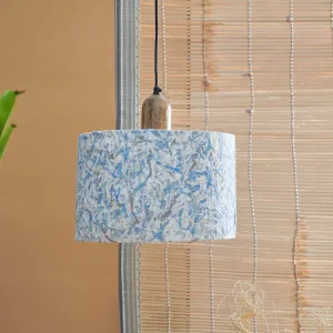 Flake Hanging Lamp Blue