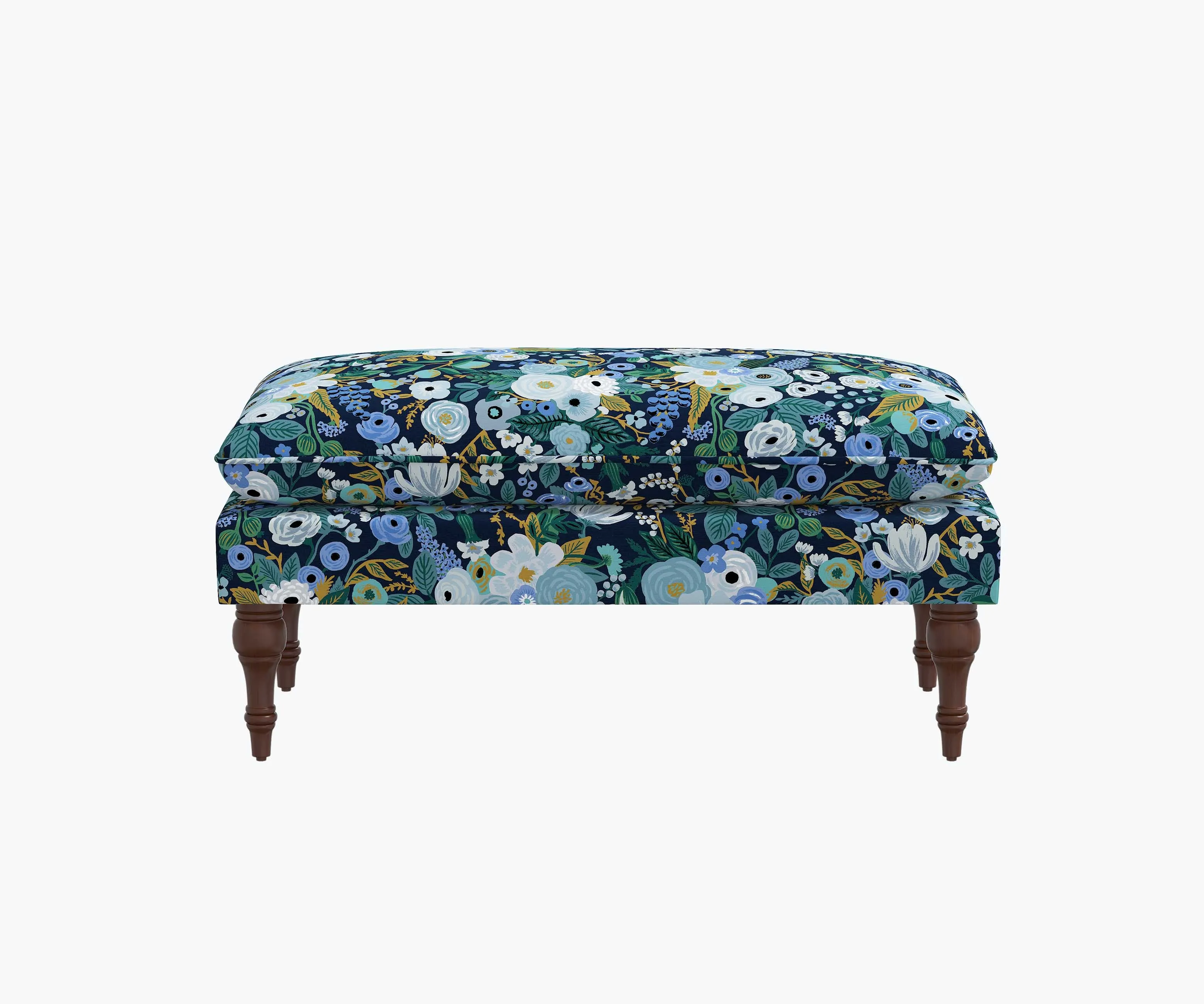 Flora Bench - Garden Party Blue
