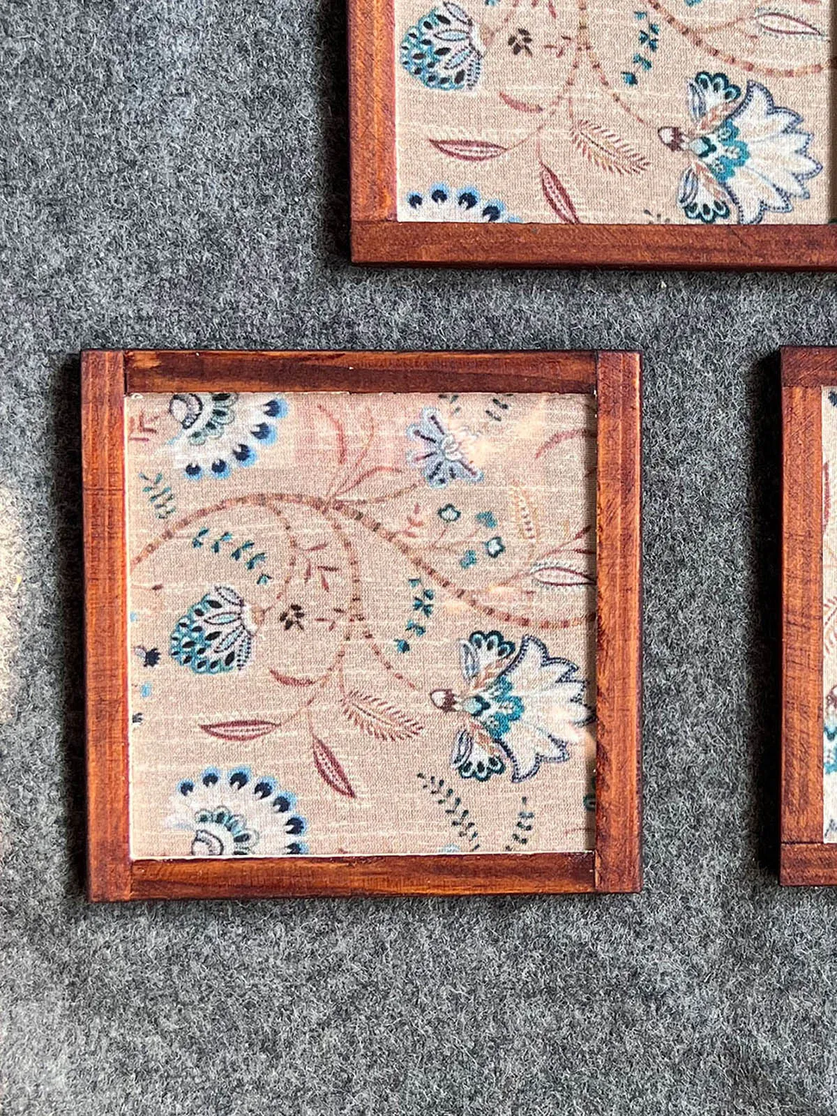 Floral Medley Silk Coaster