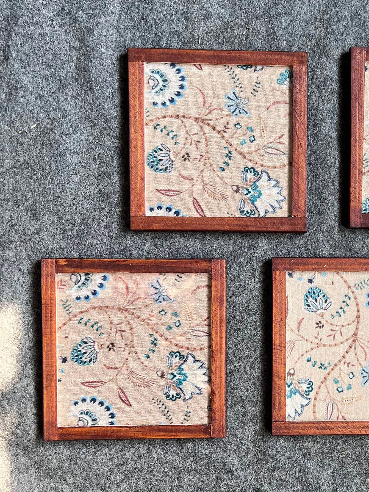 Floral Medley Silk Coaster