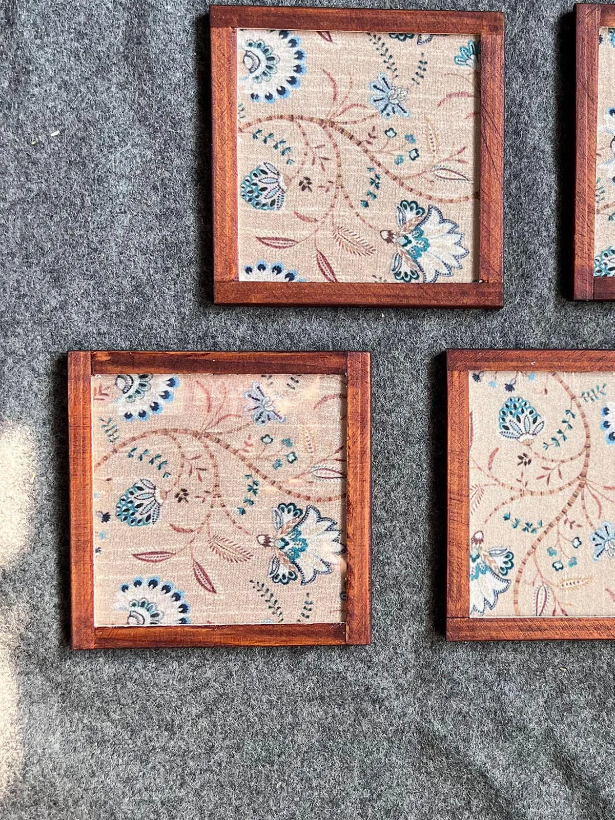 Floral Medley Silk Coaster