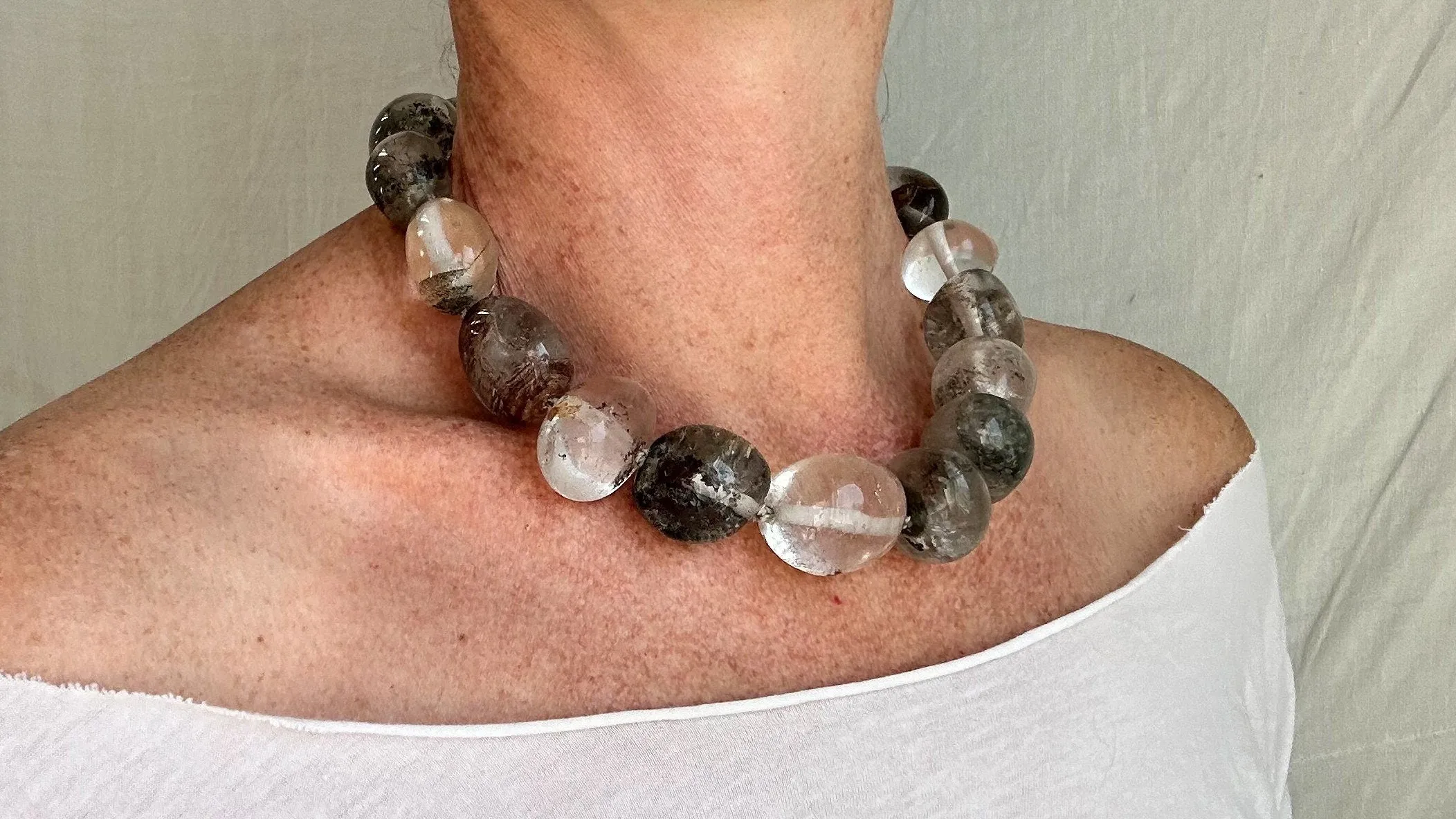 Garden Quartz & Silver Necklace. Atelier Aadya