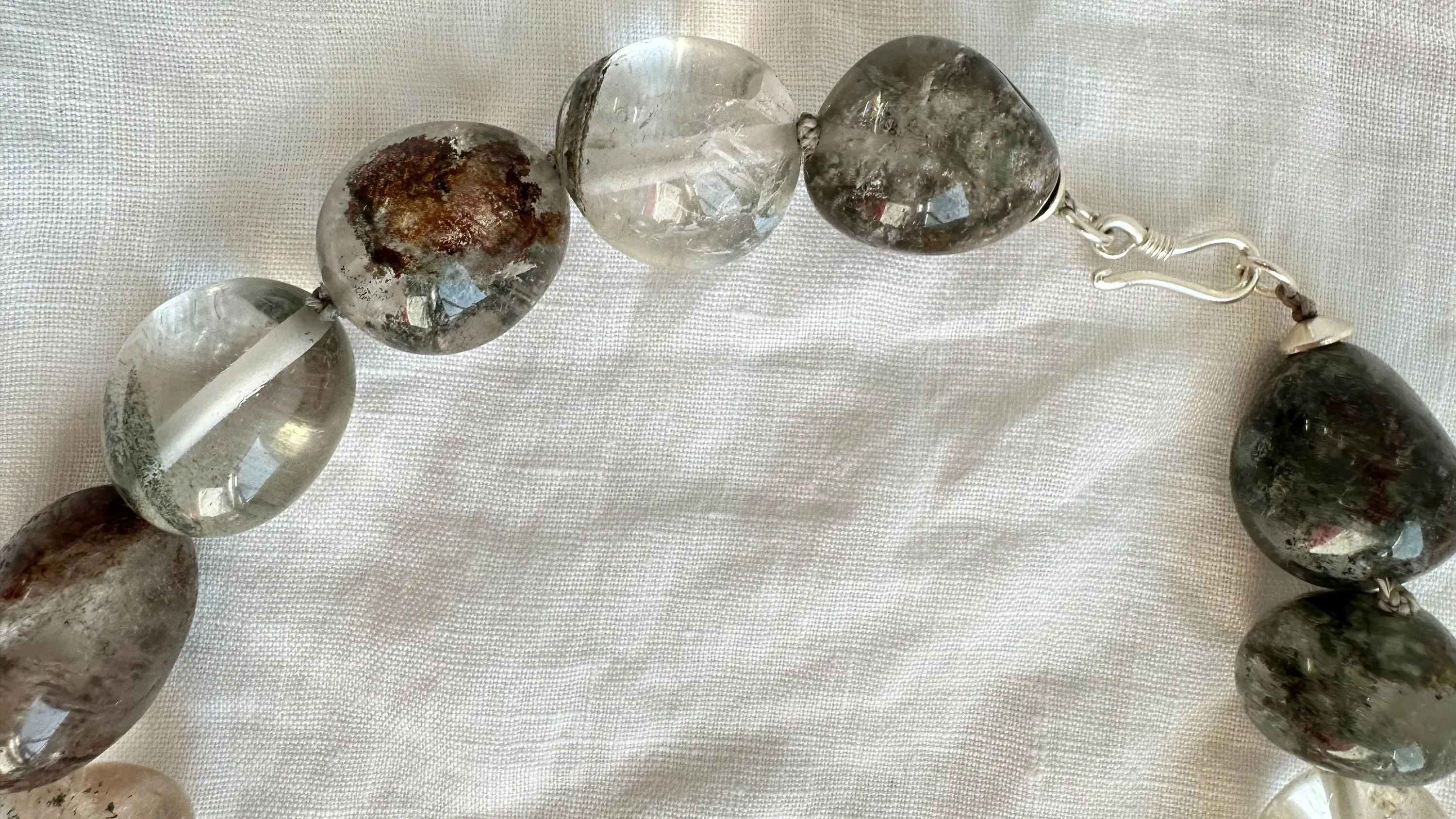 Garden Quartz & Silver Necklace. Atelier Aadya