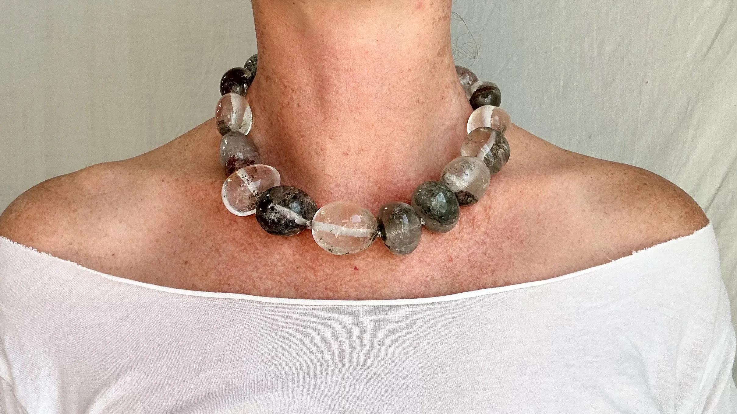 Garden Quartz & Silver Necklace. Atelier Aadya