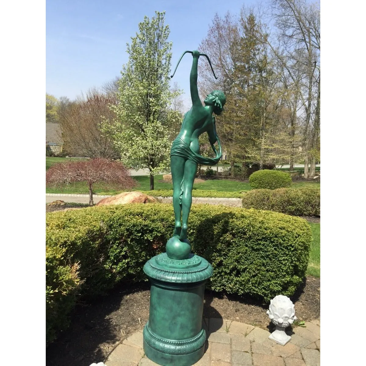 Greco-Roman Style Column Pedestal Base