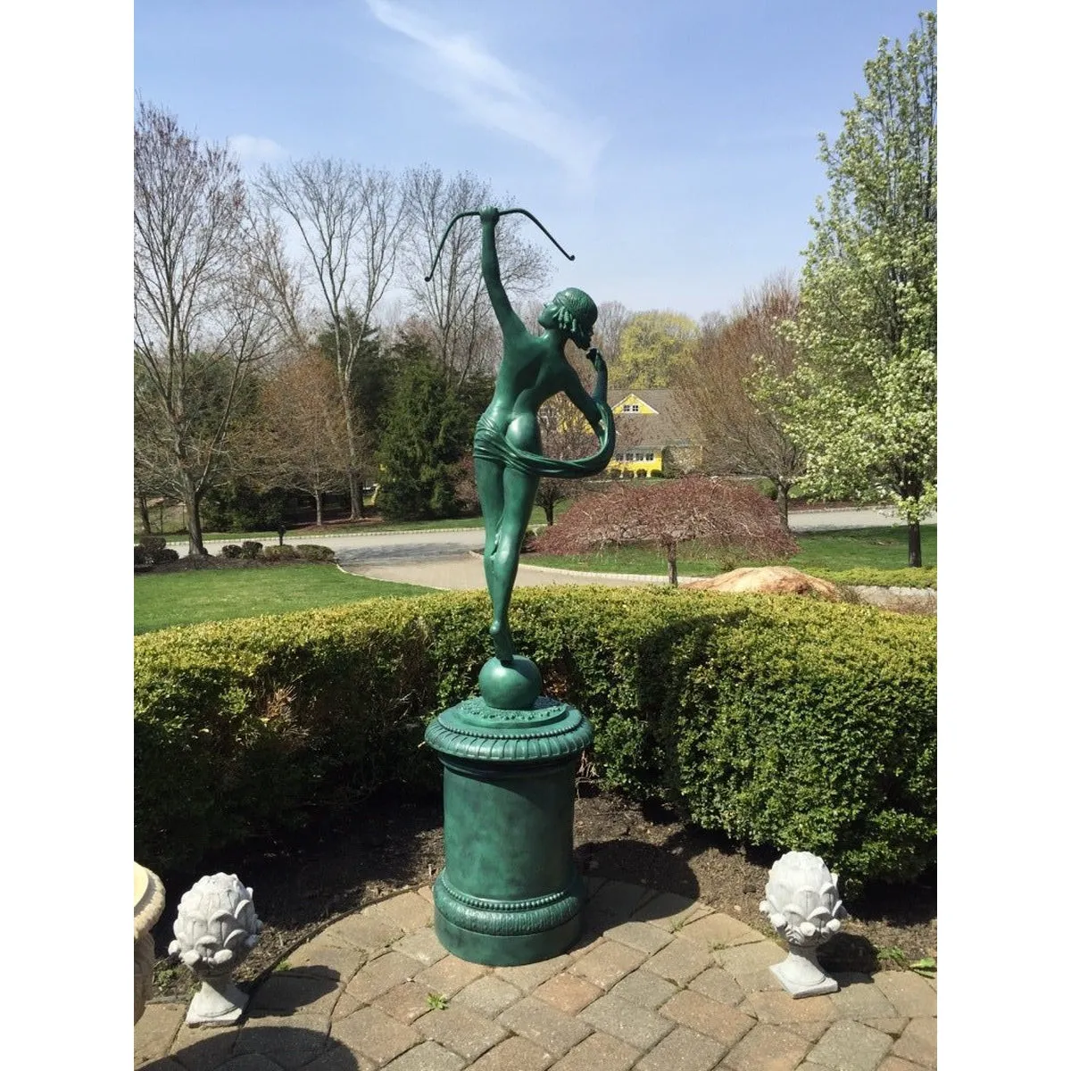 Greco-Roman Style Column Pedestal Base