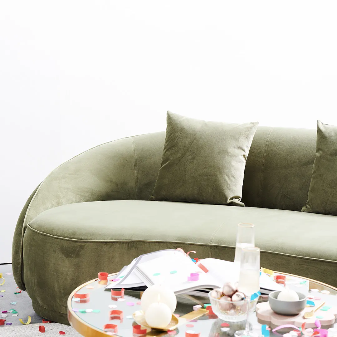 Jake 4 Seater Fabric Sofa - Elegant Sage