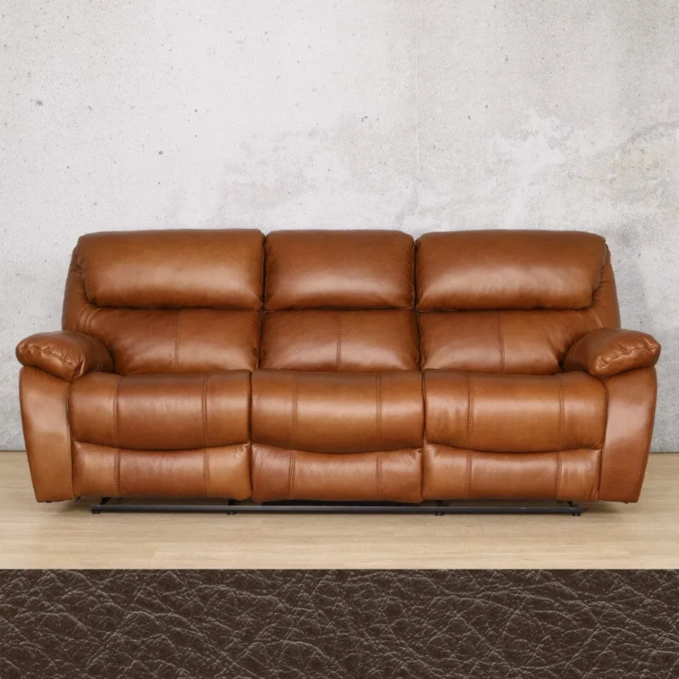 Kuta  3 Seater Leather Recliner