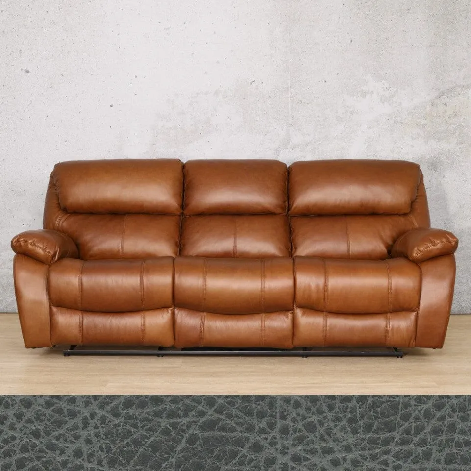 Kuta  3 Seater Leather Recliner