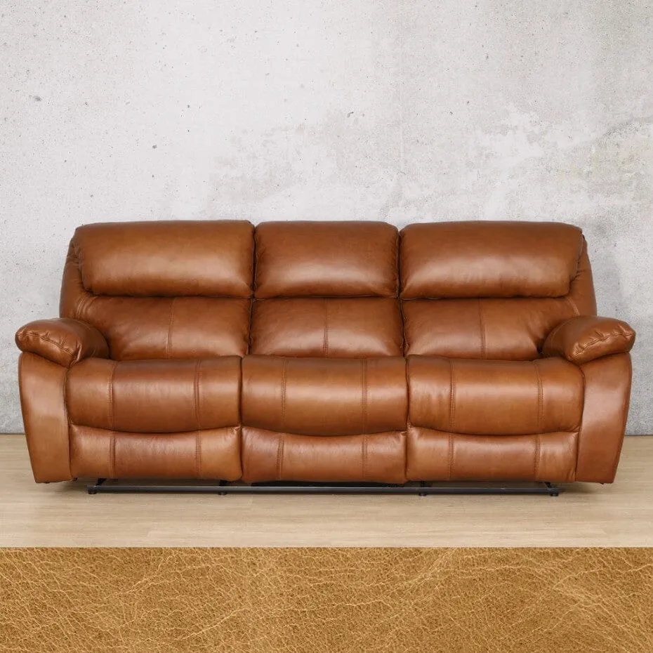 Kuta  3 Seater Leather Recliner