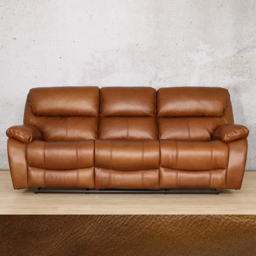 Kuta  3 Seater Leather Recliner