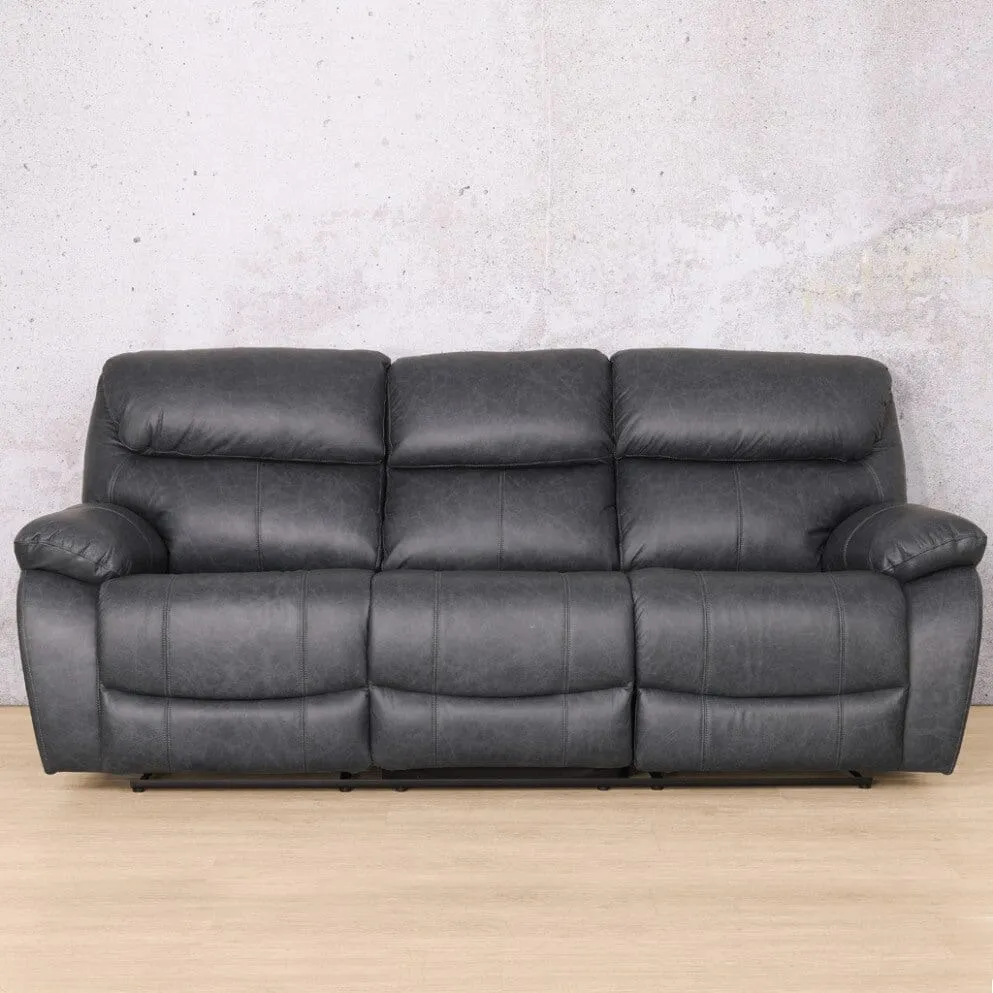 Kuta  3 Seater Leather Recliner