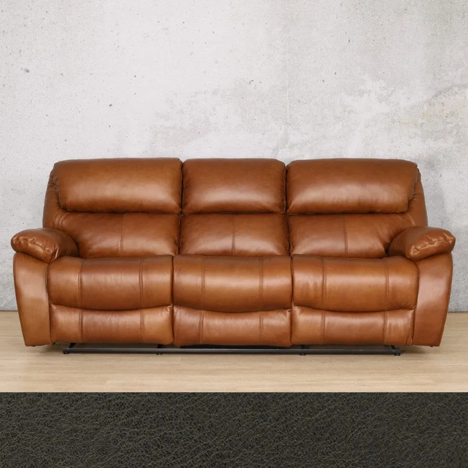 Kuta  3 Seater Leather Recliner