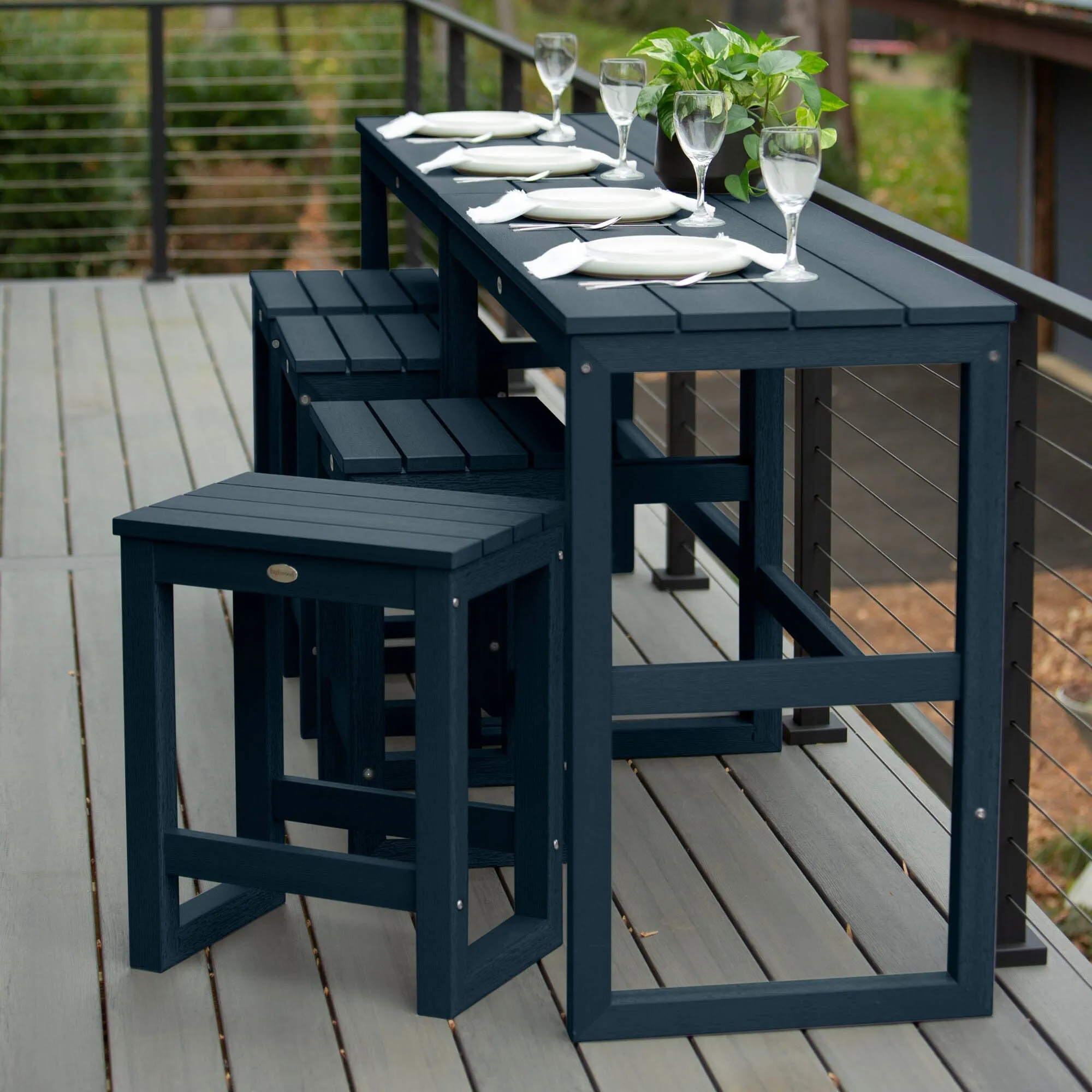Monroe Modern Counter Height Balcony 6 Piece Set