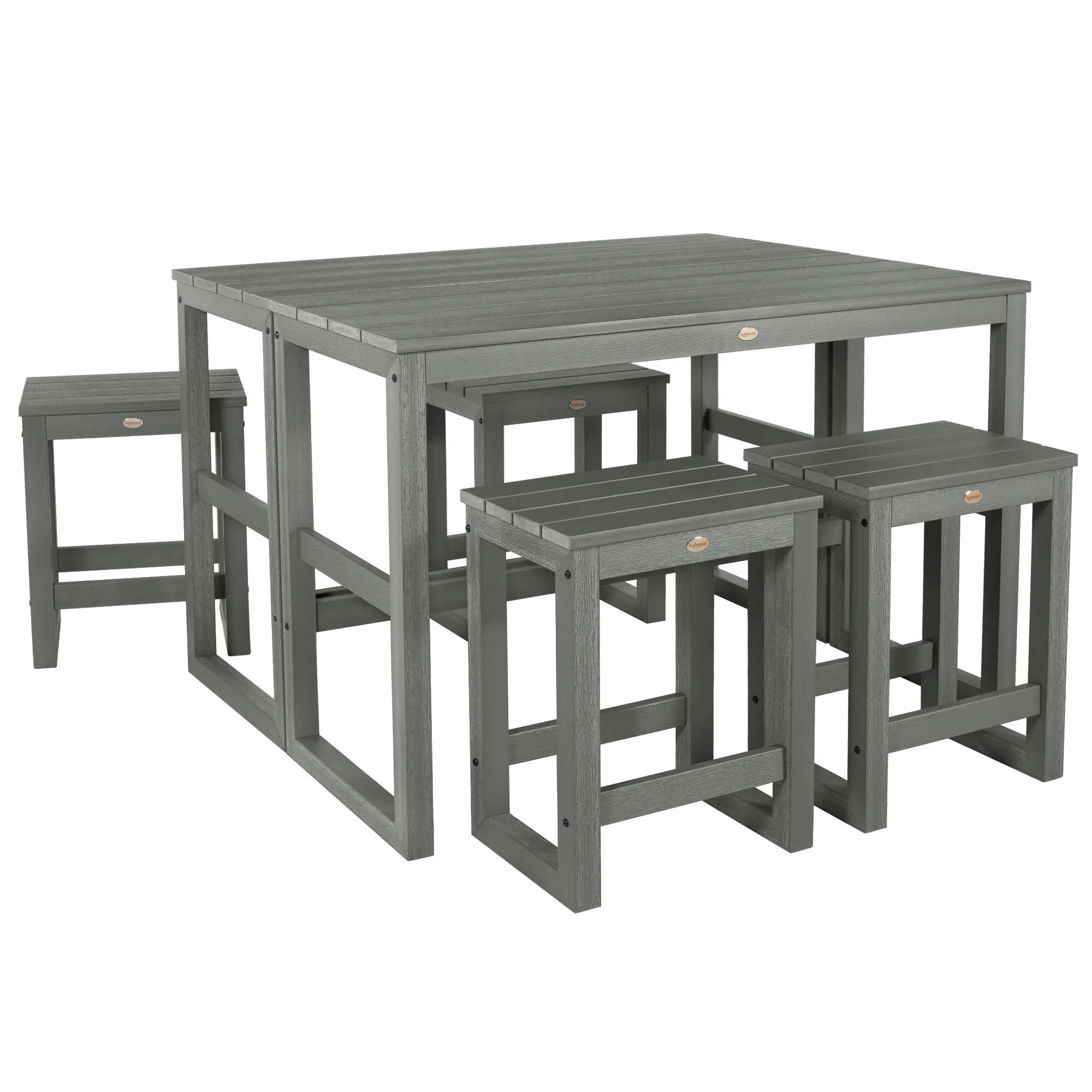 Monroe Modern Counter Height Balcony 6 Piece Set