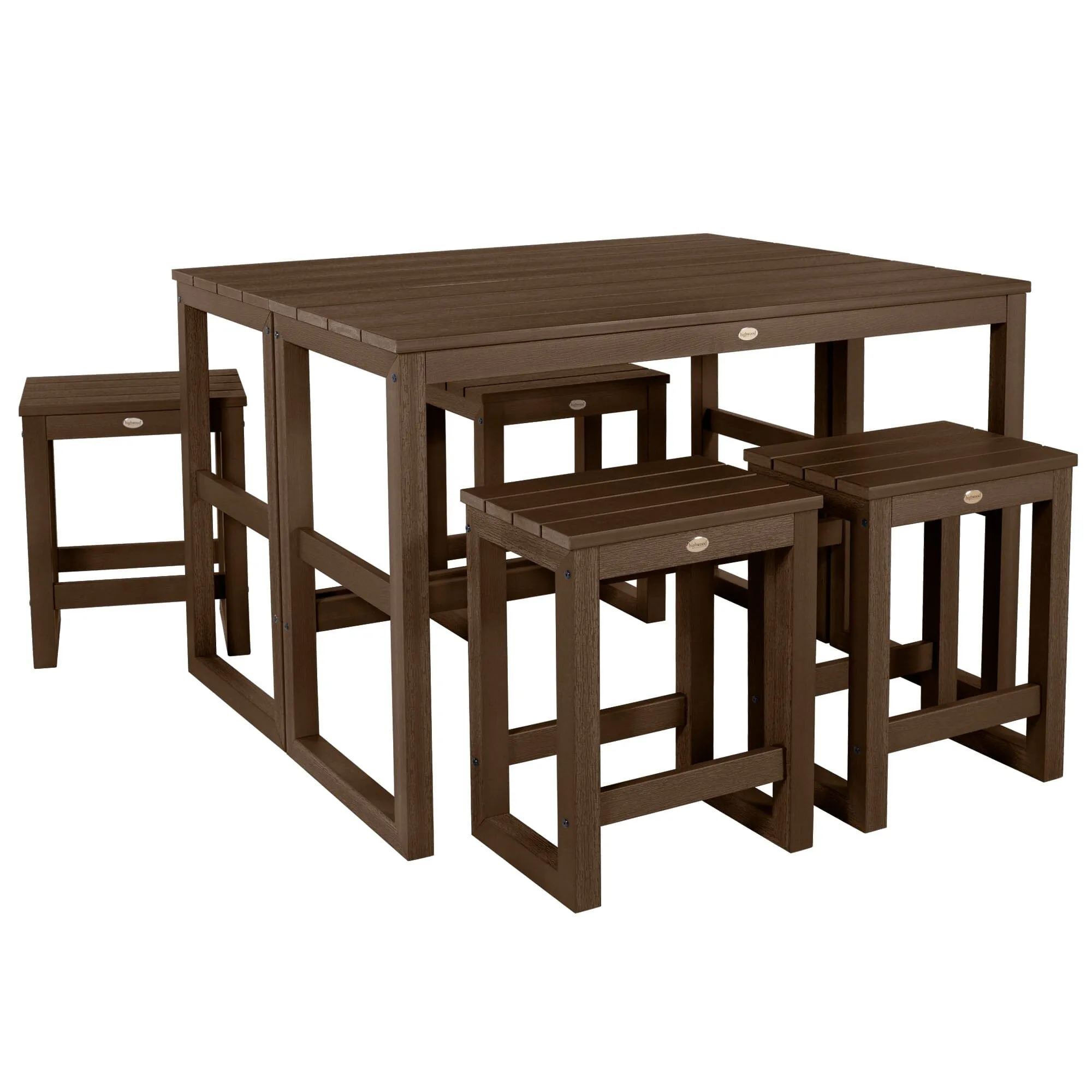 Monroe Modern Counter Height Balcony 6 Piece Set