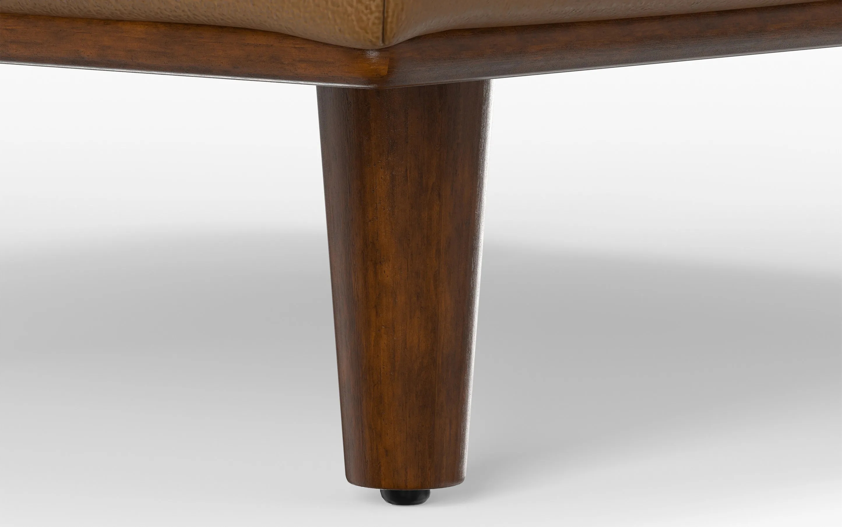 Morrison Ottoman in Genuine Top Grain Leather