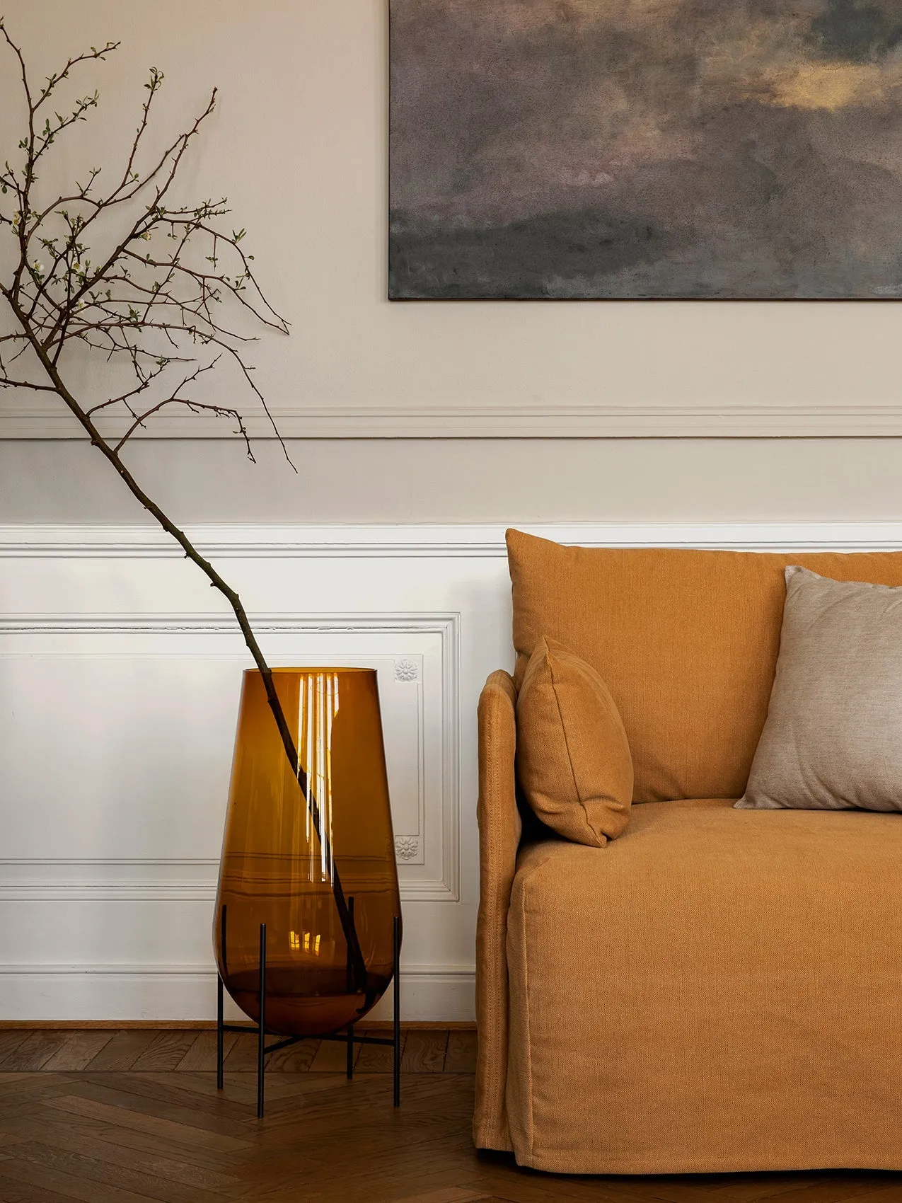 Offset Sofa w. Loose Cover