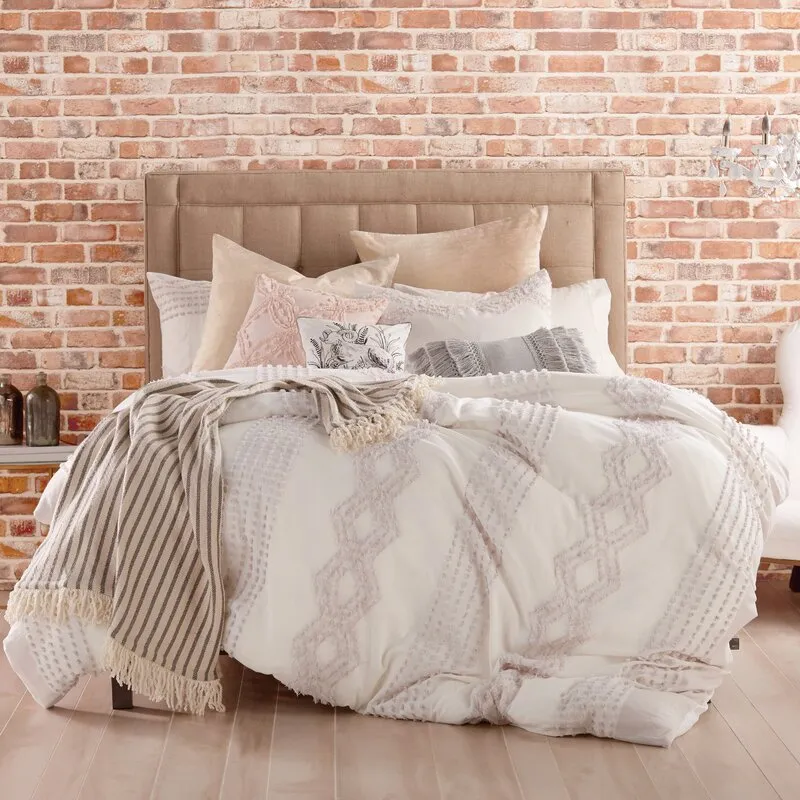 Outsey Standard Cotton Chenille Comforter Set
