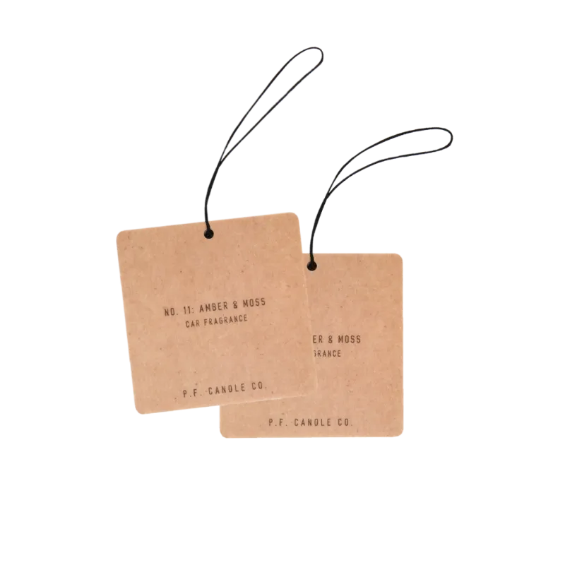 P. F. Candle Co Car Fragrance 2 Pack - Amber & Moss