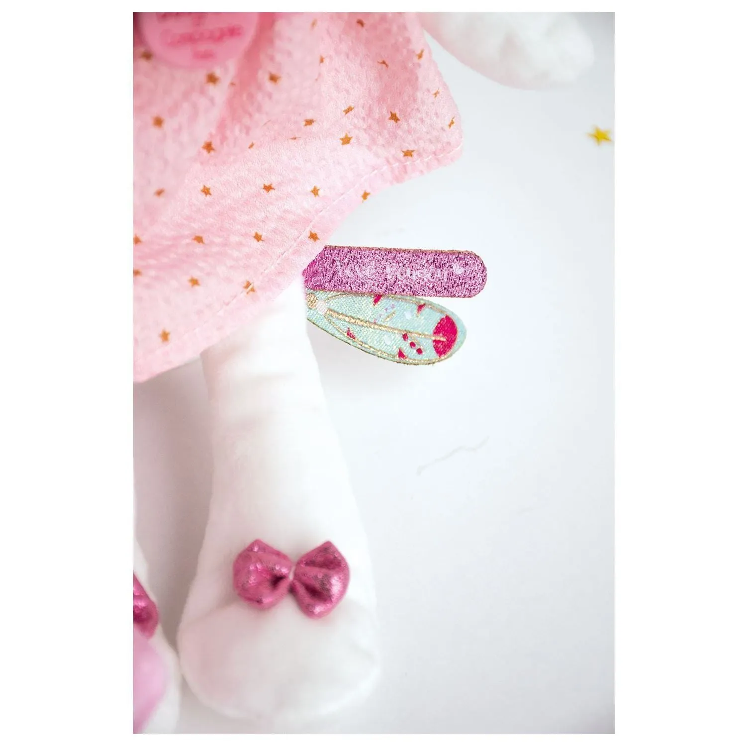 Pinky Cat Plush with Comforter