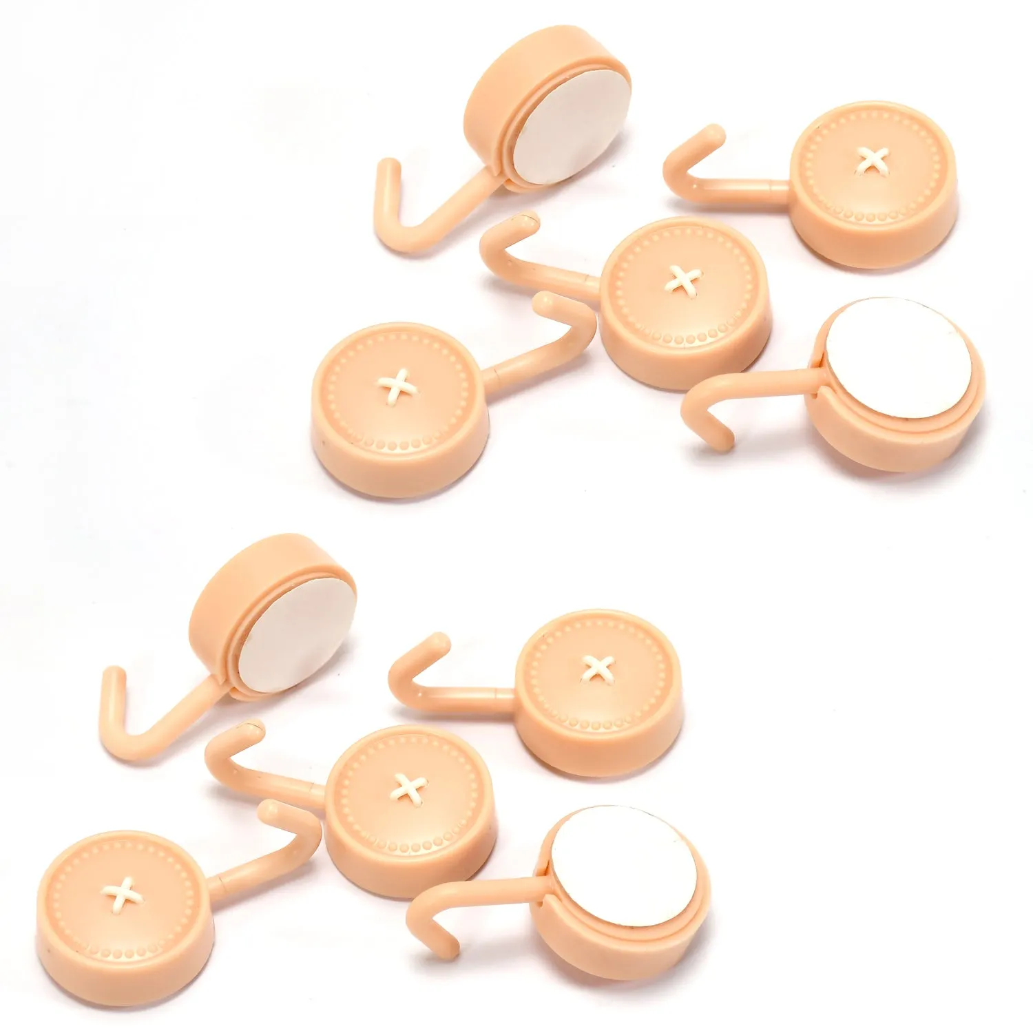 Self Adhesive Sticky Hook, Small Wall Hooks ( 10pc )