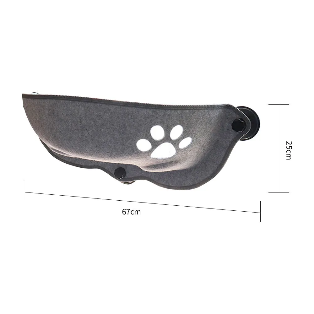 Window Hammock with Powerful Suction Cup Pet Kitten Hanging Bed Storage Pet Warming Ferret Cage  Frame Seat Bed