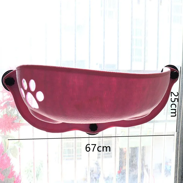 Window Hammock with Powerful Suction Cup Pet Kitten Hanging Bed Storage Pet Warming Ferret Cage  Frame Seat Bed